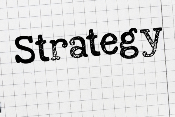 strategy word stamped on a notebook depicting avoiding uneven heating