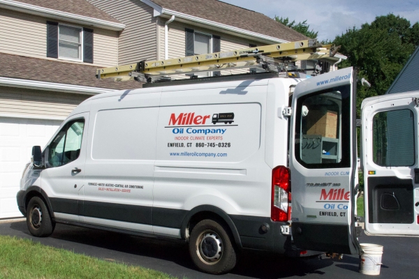 Miller Oil Company HVAC service van