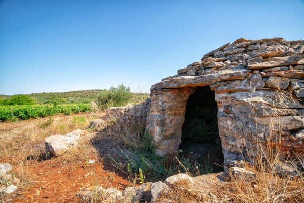 image of prehistoric home depicting home heating evolution