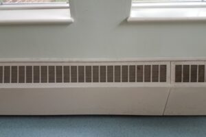 baseboard vent depicting forced air system